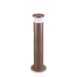 P�lelampe TORRE 80 E27 IP65, kaffebrun d�mpbar