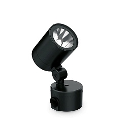 Gulvlampe O-ZONE SMALL vipbar IP66, sort 