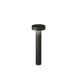 P�lelampe TESLA 60 G9 IP44, sort d�mpbar