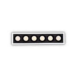 Indbygnings loftlampe LIKA SLIM D24 FI RECESSED TRIM 12-flammer, UGR < 19, on/off IP20, hvid mat 