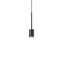 pendant luminaire ARCHIMEDE cylindrical IP20, black 