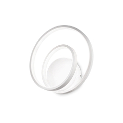 V�glampe OZ AP ON-OFF rund, on/off IP20, hvid mat 