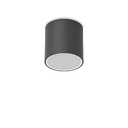 Udend�rs loftlampe TECHO D15 rund GU10 IP54, sort 