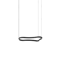 pendant luminaire WAVES-1 SP direct, switchable IP20, black matt 