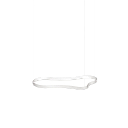 pendant luminaire WAVES-2 SP direct, switchable IP20, white matt 