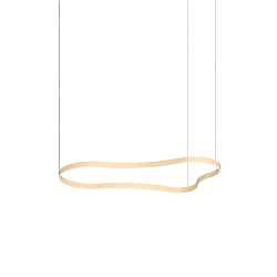 pendant luminaire WAVES-3 SP direct, switchable IP20, white matt 
