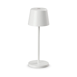 Batteri bordlampe CUTE IP65, hvid d�mpbar