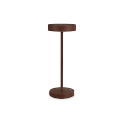 Batteri bordlampe TOFFEE IP54, kaffebrun d�mpbar
