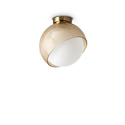 Loftlampe BLOOM D22 med lampefatning E27 IP20, messing