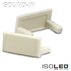 Accessory for profile GROUND-IN10 - endcap, grey