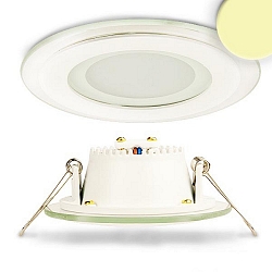 Downlight IP44, satin, hvid 
