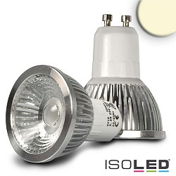 LED spot COB, GU10, 5.5W 2700K 320lm 282cd 70, dimmable, brushed aluminium