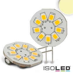 Pin based LED board 9SMD, lateral pin, 12V AC / DC, G4, 1.5W 3000K 150lm 120, not dimmable
