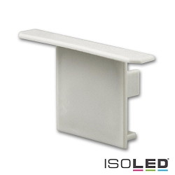 Accessory for profile WING20 (straight flange) with flat cover - endcap