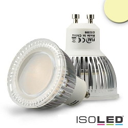 LED spot from diffuse glass, GU10, 6W, 120, warm white