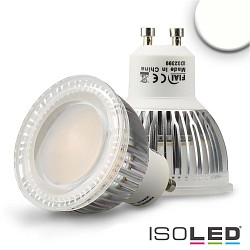 LED spot from diffuse glass, GU10, 6W, 120, neutral white