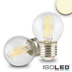 LED filament ILLU in drop shape G45, E27, 4W 2700K 350lm, dimmable, clear