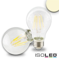 LED filament in pear shape A60, E27, 5W 2700K 600lm, dimmable, clear