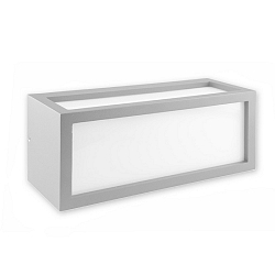 V�glampe BOX-II E27 IP54, hvid d�mpbar