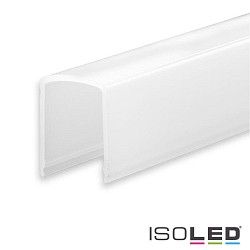 Accessory for profile SURF12 RAIL / BORDERLESS (FLAT) - cover COVER4, opal / satined, 200cm