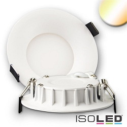 LED downlight ultraflat, dynamic white, IP42,  10.2 cm, 8W ColorSwitch 2600|3100|4000K 460lm 110, CRI >90, dimmable