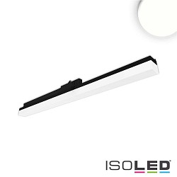 3-phase linear luminaire 60cm, suitable for offices, fixed optics, 20W 4000K 2400lm 110, black