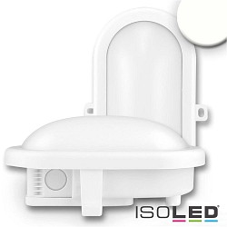 LED luminaire for outdoor or basement usage, IP44, 10W 4000K 750lm 120, white / diffuse
