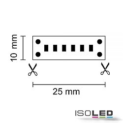 LED CRI940 Linear-Flex strip, 24V, 15W, IP20, neutral white