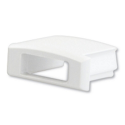Endkappe SURF12 FLAT, hvid