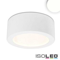 LED surface mount luminaire LUNA, IP20, indirect lightbeam, not dimmable, white, 8W 4000K 350lm 120, white