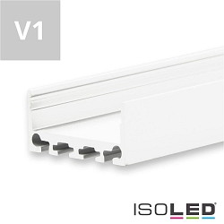 LED surface mount profile SURF24 FLAT V1, aluminium, 200cm