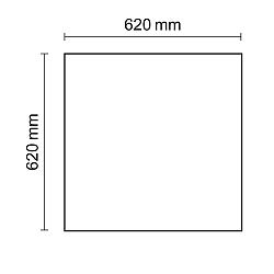 LED panel Business Line 625, 38,5W 4650lm 4000K CRI >80