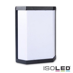 Outdoor wall luminaire, IP54, 26 x 20 x 7cm, 2x E27 T45, excl. lamps, aluminium, anthracite