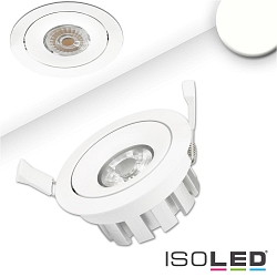 Recessed LED spot,  9.5cm, 15W 4000K 1250lm 45, CRI >90, swivelling, dimmable, white