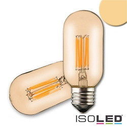 LED tube shape filament T45 Vintage Line, E27, 8W 2200K 600lm 360, dimmable, clear amber glass
