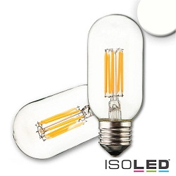 LED tube shape filament T45, E27, 8W 4000K 900lm 360, dimmable, clear
