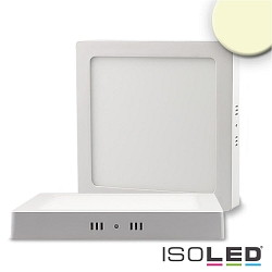 LED ceiling luminaire, IP20, square, 30x30cm, 24W 4000K 1850lm, dimmable, white