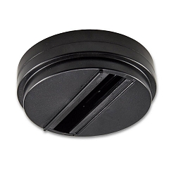 Monotrack surface mount adapter for 1-phase track spots, black