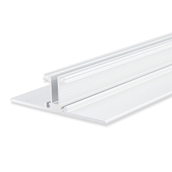 LED lighting profile 2SIDE aluminium, for 2 LED strips up to 1.2cm width, 200cm, white