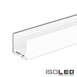 LED surface mount profile SURF16, aluminium, 200cm, white RAL 9010
