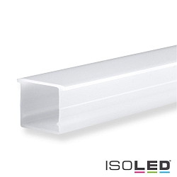 Accessory for profile SURF16 - cover COVER21 opal / satined, IP54, 65% translucency, 200cm