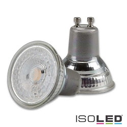 LED spot SUNSET, dim-to-warm, GU10, 5.5W 2200-3000K 345lm 410cd 60, CRi >90, silver