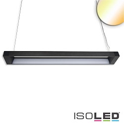 LED hanging lamp FRAME, IP40, length 122.2cm, 40W ColorSwitch 3000-5700K 3600lm 120, black