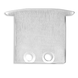 Endkappe IL-ALU20, aluminium anodiseret