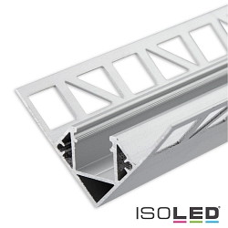 LED tile profile, inside corner, anodized aluminium, 200cm