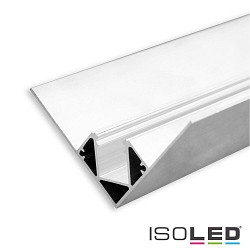 LED drywall profile, inside corner, anodized aluminium, 200cm