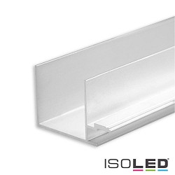 LED drywall profile SHADOW GAP 8, for attaching onto plasterboards, anodized aluminium, 200cm