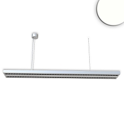 Pendellampe Raster Up+Down up / down, til VDU-arbejdsstation IP40, sort mat, s�lvgr� d�mpbar