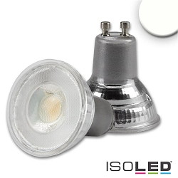 Prismatic LED spot, GU10, 5W 4000K 460lm 962cd 45, CRi >90, dimmable, partially satined
