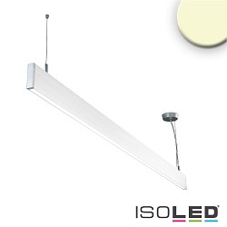 LED hanging lamp Linear Up+Down 1200, IP40, prismatic, linear connectable, 40W 3000K 2550+750lm 2x120, white
